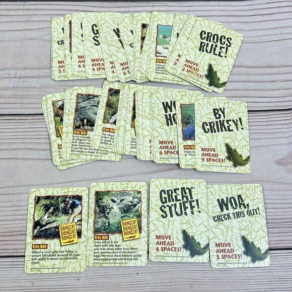 VTG The Crocodile Hunter Board Game 1999 Milton Bradley Steve Irwin - For Parts - Picture 16 of 16